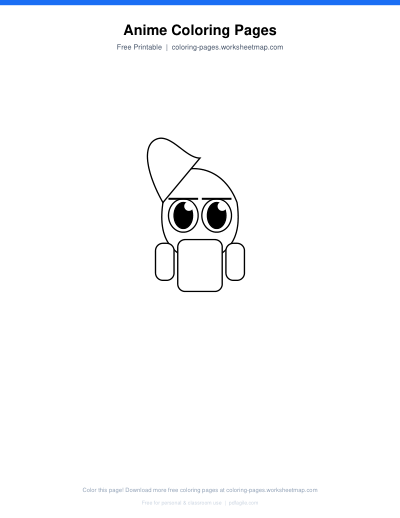 Anime Coloring Pages