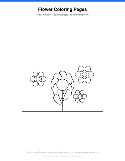 Flower Coloring Pages preview
