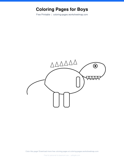 Coloring Pages for Boys
