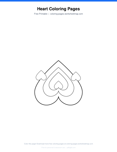 Heart Coloring Pages