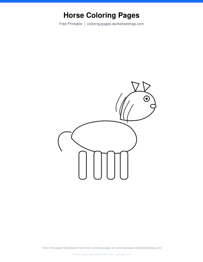 Horse Coloring Pages