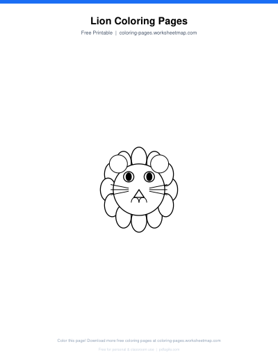 Lion Coloring Pages