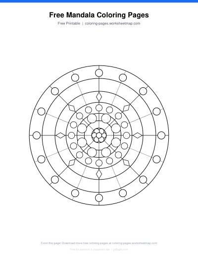 Free Mandala Coloring Pages