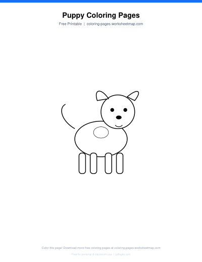 Puppy Coloring Pages