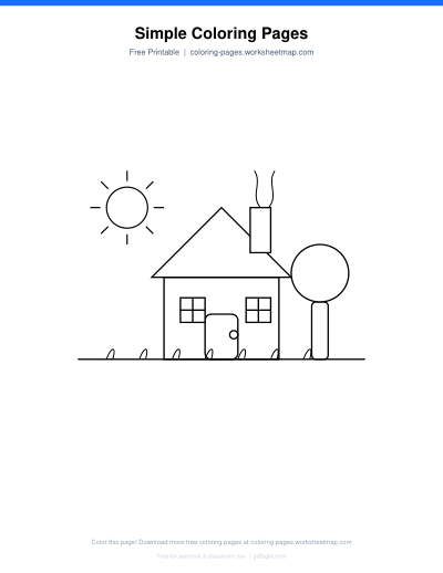 Simple Coloring Pages preview
