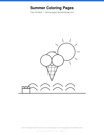 Summer Coloring Pages preview