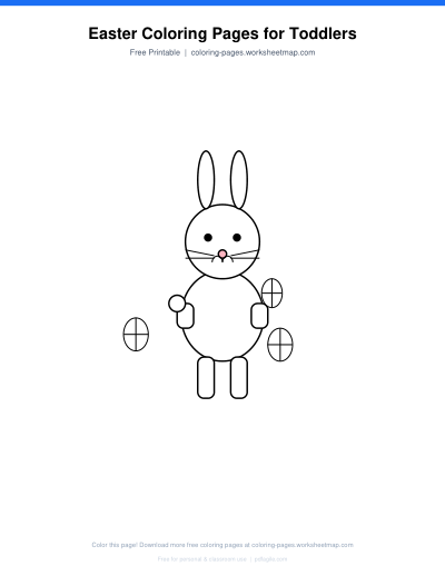 Easter Coloring Pages for Toddlers